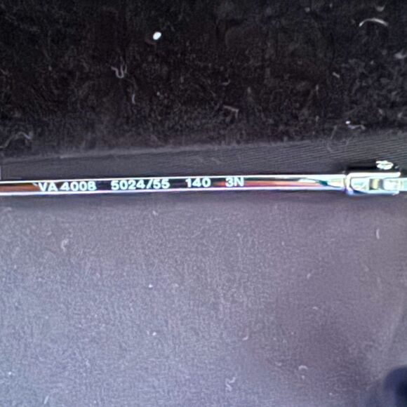 Valentino Sunglasses crystal and silver sunglasses w Blue lenses - Picture 7 of 12